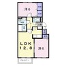 オリエンタルコート 2LDKの間取り