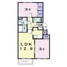 オリエンタルコート 2LDKの間取り
