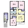 メゾン　ド　ひいらぎ 3LDKの間取り