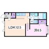 molti 1LDKの間取り