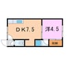 コーポサロマ 1DKの間取り