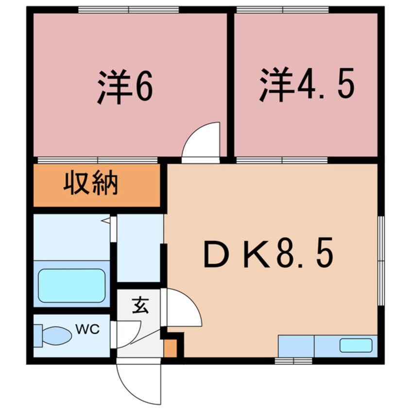 間取図 メゾン・ド・パール