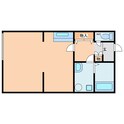 デザイナーズＡP・68Ｂ棟の間取図