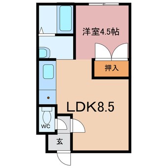 間取図 フレンドハイツ（永山）