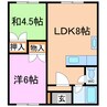 ハイツ北欧館Ⅱ 2LDKの間取り