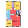 GLP　Ⅲ 3LDKの間取り