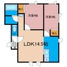 BⅬＵE ＮOＴE RＹOＫＫEＮ 2LDKの間取り