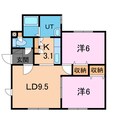 B-houseの間取図