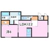 ｌa clair10 1LDKの間取り