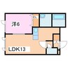 BeMind 1LDKの間取り