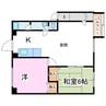 ハイツガーペラ 2LDKの間取り
