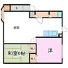 ハイツガーペラ 2LDKの間取り