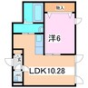NLC5 1LDKの間取り