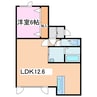 I’ｓⅡ・Ⅲ 1LDKの間取り