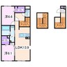 ロロノアⅡ 2LDKの間取り