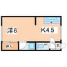 ル・ラージュ 1Kの間取り