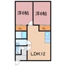 chai 2LDKの間取り