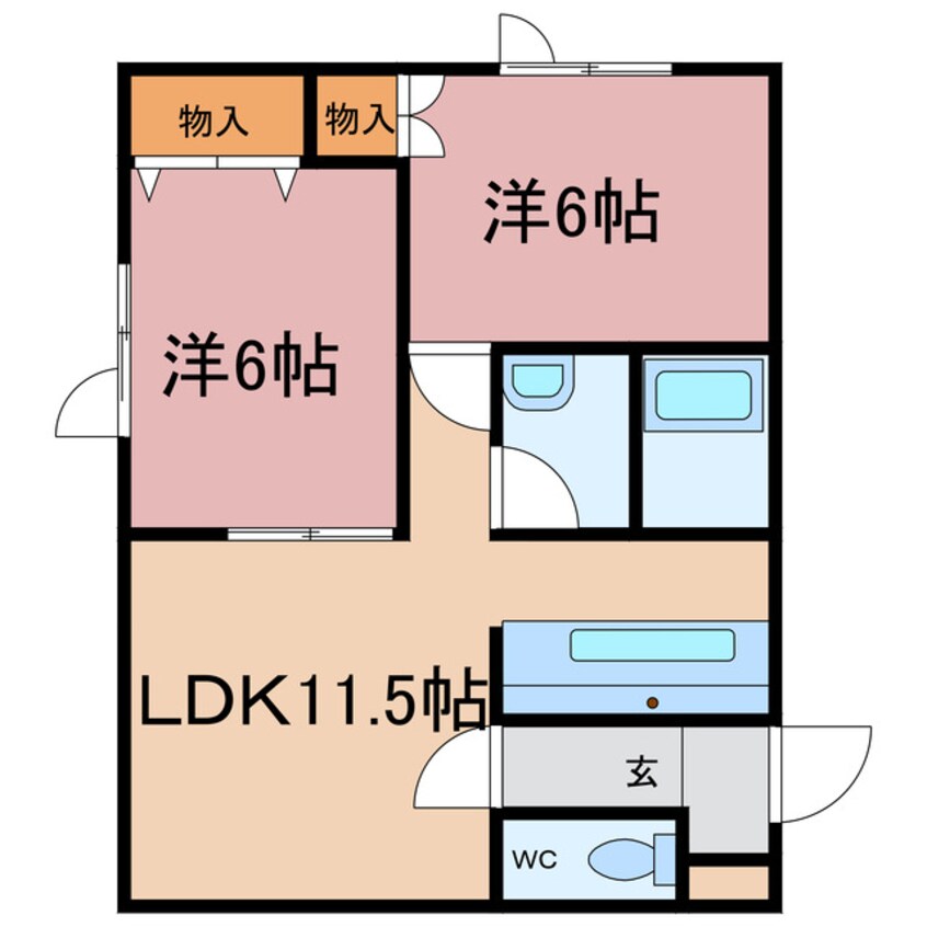 間取図 ビジュ永山