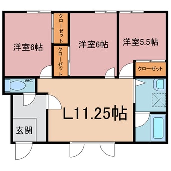 間取図 チェリータウン秩父別