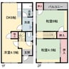 生野町貸家 3DKの間取り