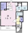 アミカル　コートIII 1Rの間取り