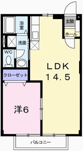 間取図 エスポワール御立Ａ