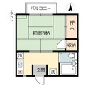 京口アパートの間取図