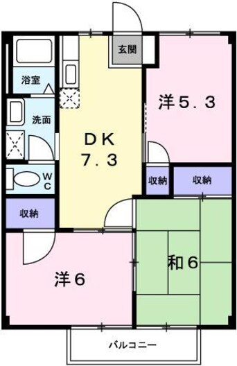 間取図 カーサ　英賀保