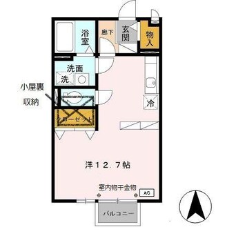 間取図 キャメロット飾磨　Ａ棟