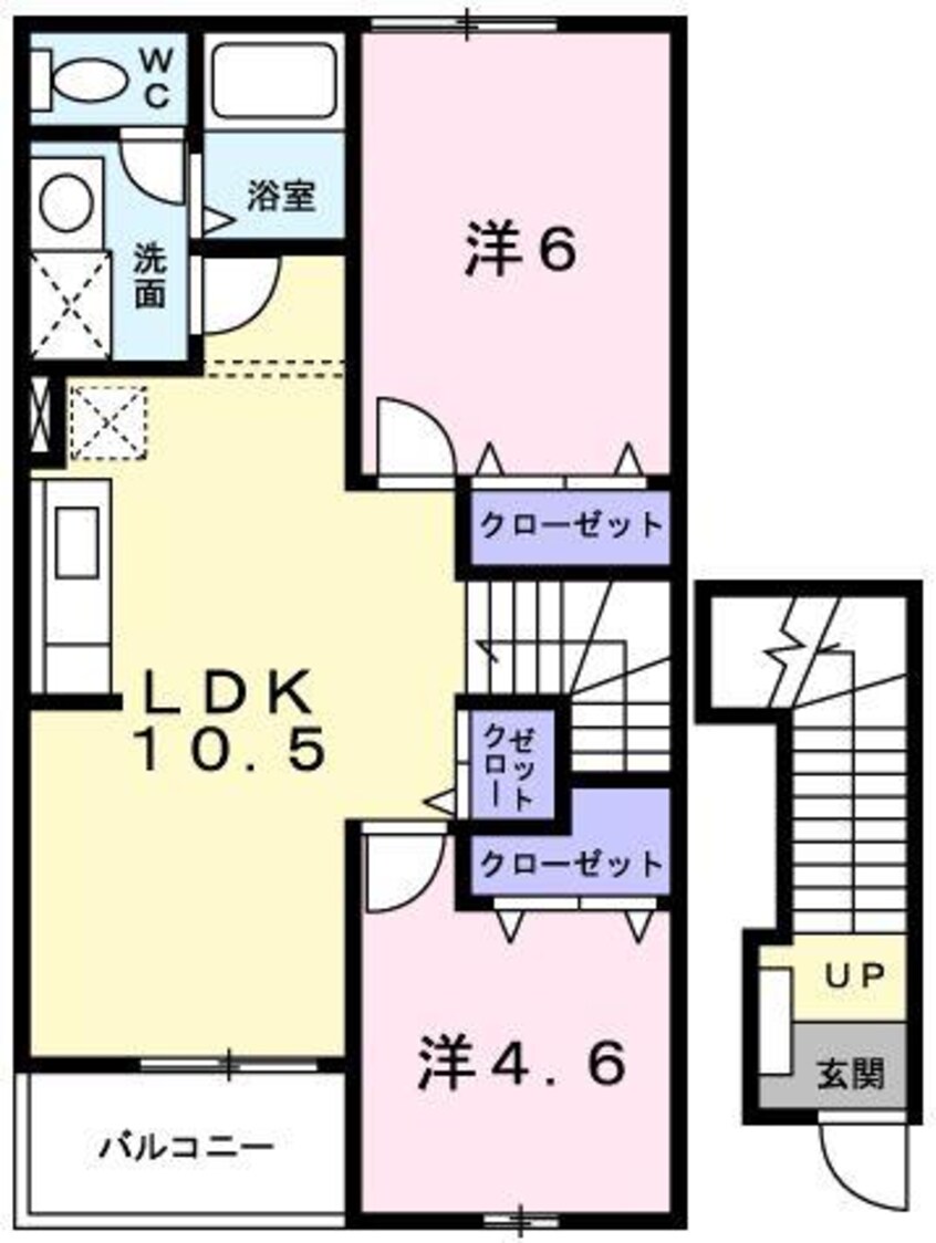 間取図 １＆３アベニューＣ