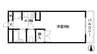 グランイル書写 1Rの間取り