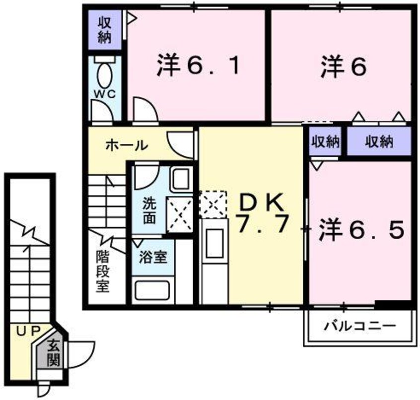 間取図 サンシャルマン細江