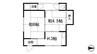 伊伝居土居アパート 2Kの間取り