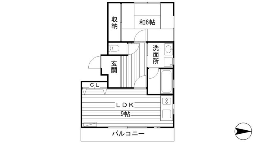 間取図 クレールコート