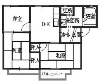 間取図 セルサス手柄　Ａ棟