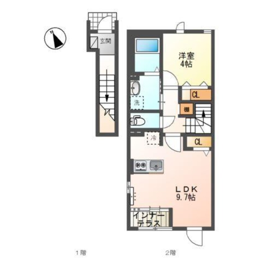 間取図 アベニールのざと