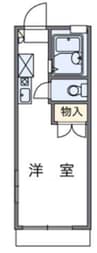 アバンダンス（旧バロン伊達第2） 1Kの間取り
