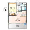 エスポア２１ 1LDKの間取り