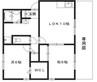 エクセルコート 2LDKの間取り