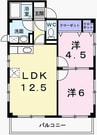 フォレスト妻鹿 2LDKの間取り