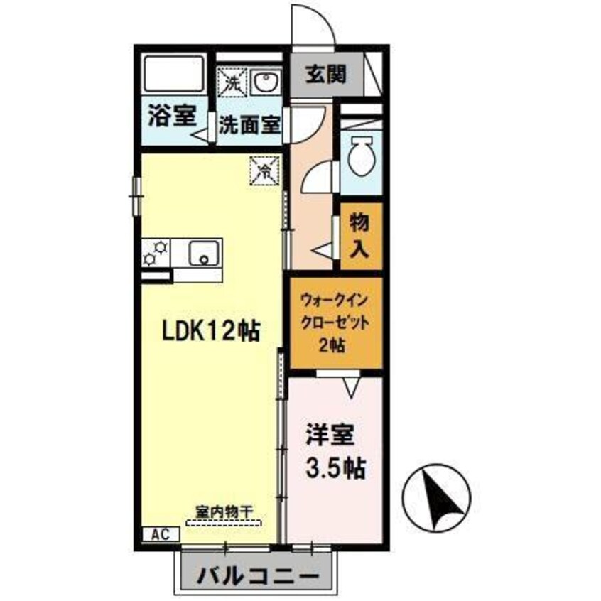 間取図 ワンモアハイツ