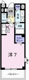 Ｓｋｙ　Ｒｏｏｍ・南条 1Kの間取り