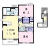 ラ・メゾン大塚 2LDKの間取り