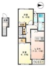 グレーシアK＆S　II 2LDKの間取り