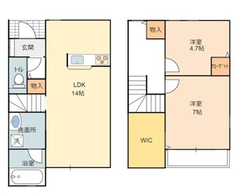 間取図 赤穂駅前UTテラスハウス