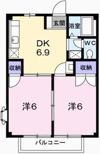 間取図 メゾン井貫