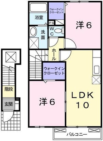 間取図 プロムナード安富Ａ