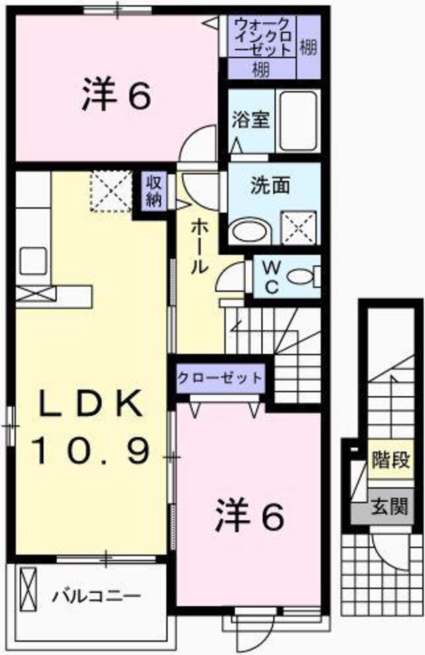 間取図 フォルストIII