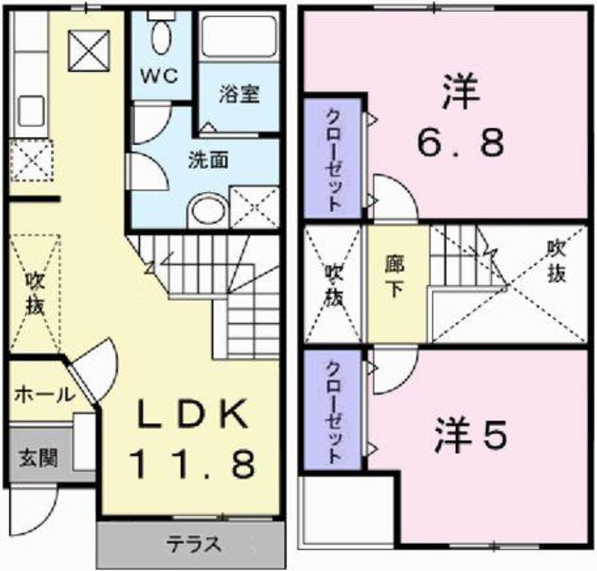 間取図 メゾンソレイユ