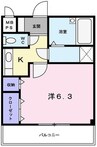 サンセール 1Kの間取り